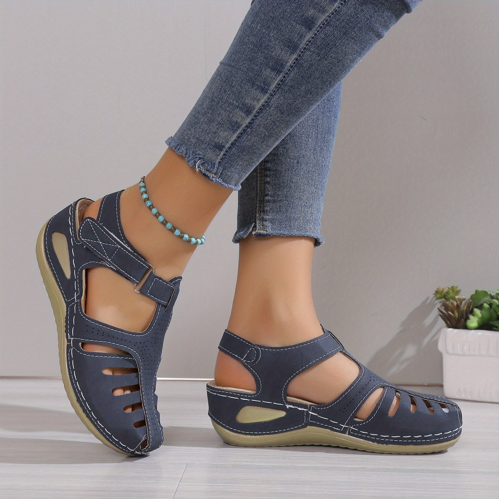 Orthopedic Platform Wedge Sandals