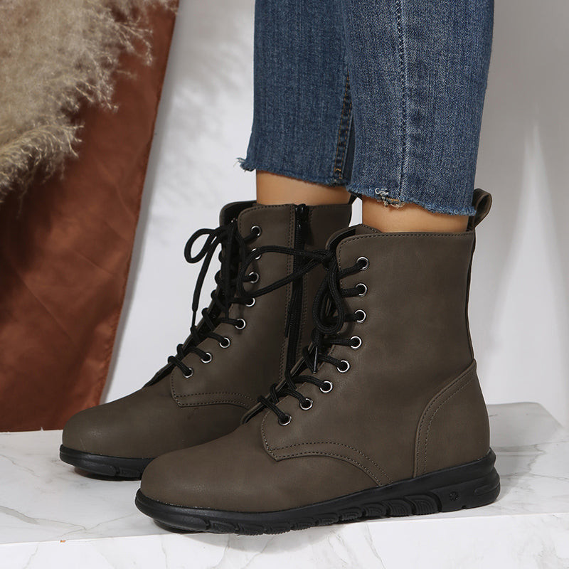 Women's Ankle Flat Boots