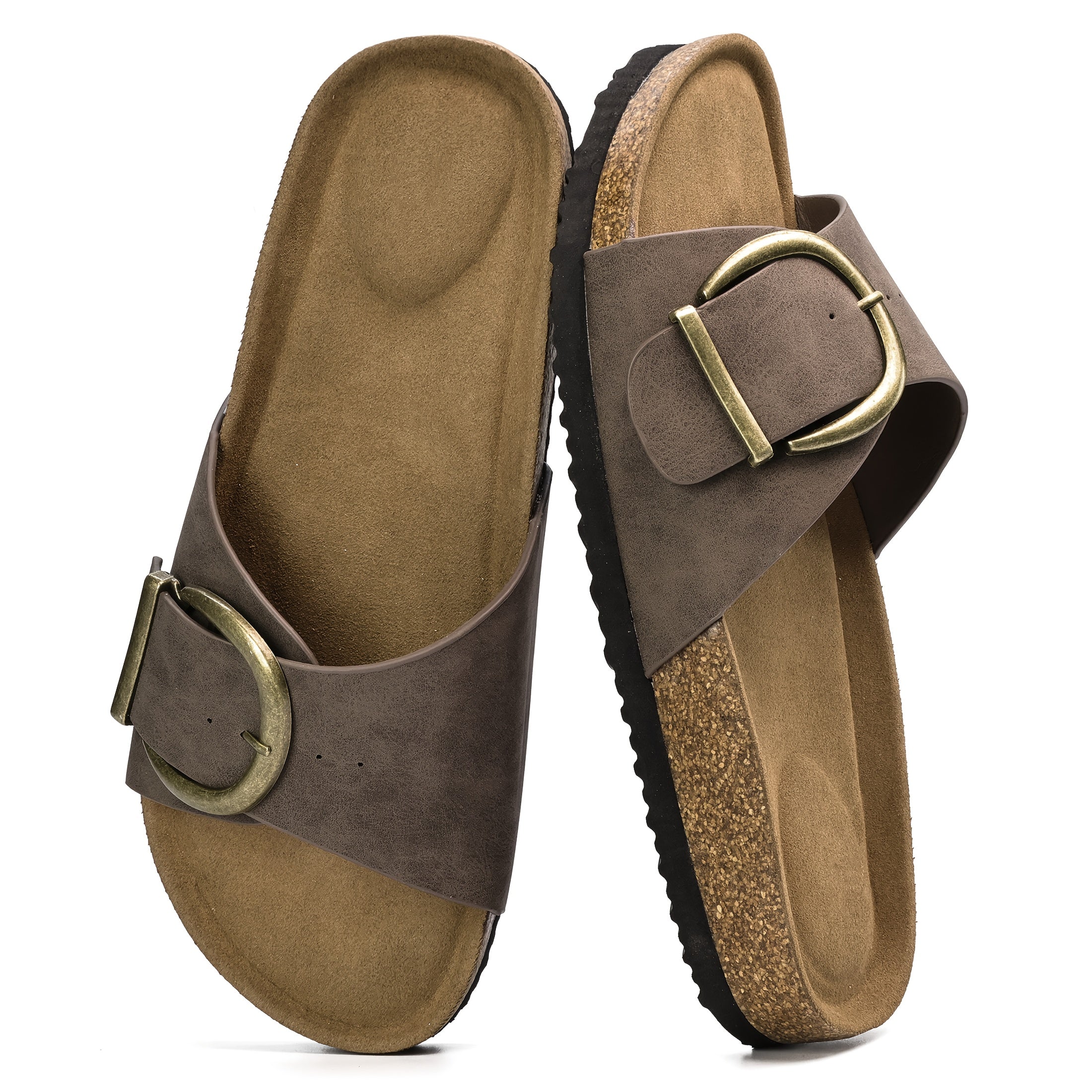 CorkEase Adjustable Buckle Sandals