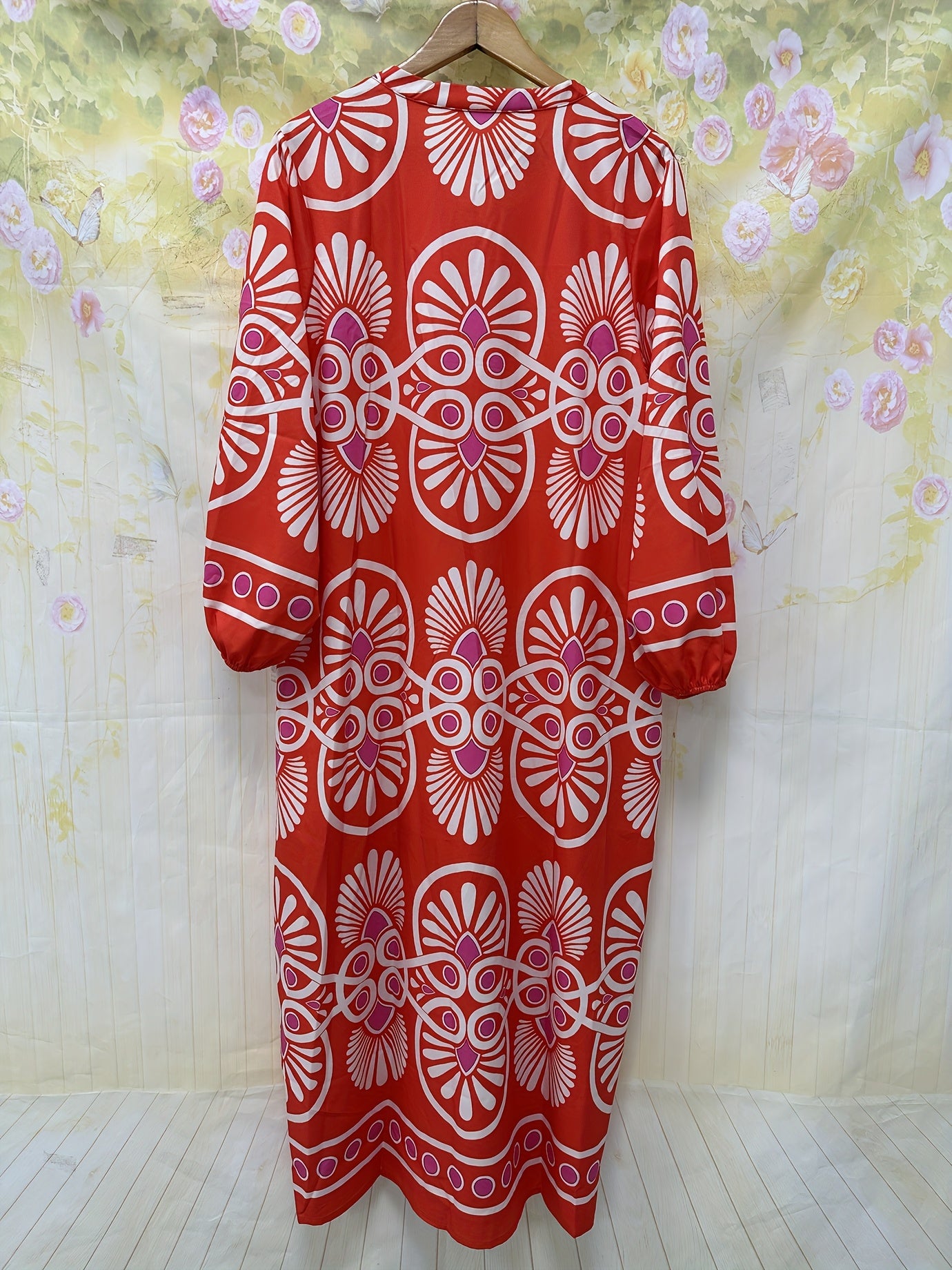 Zahara Bohemian V-Neck Maxi Dress