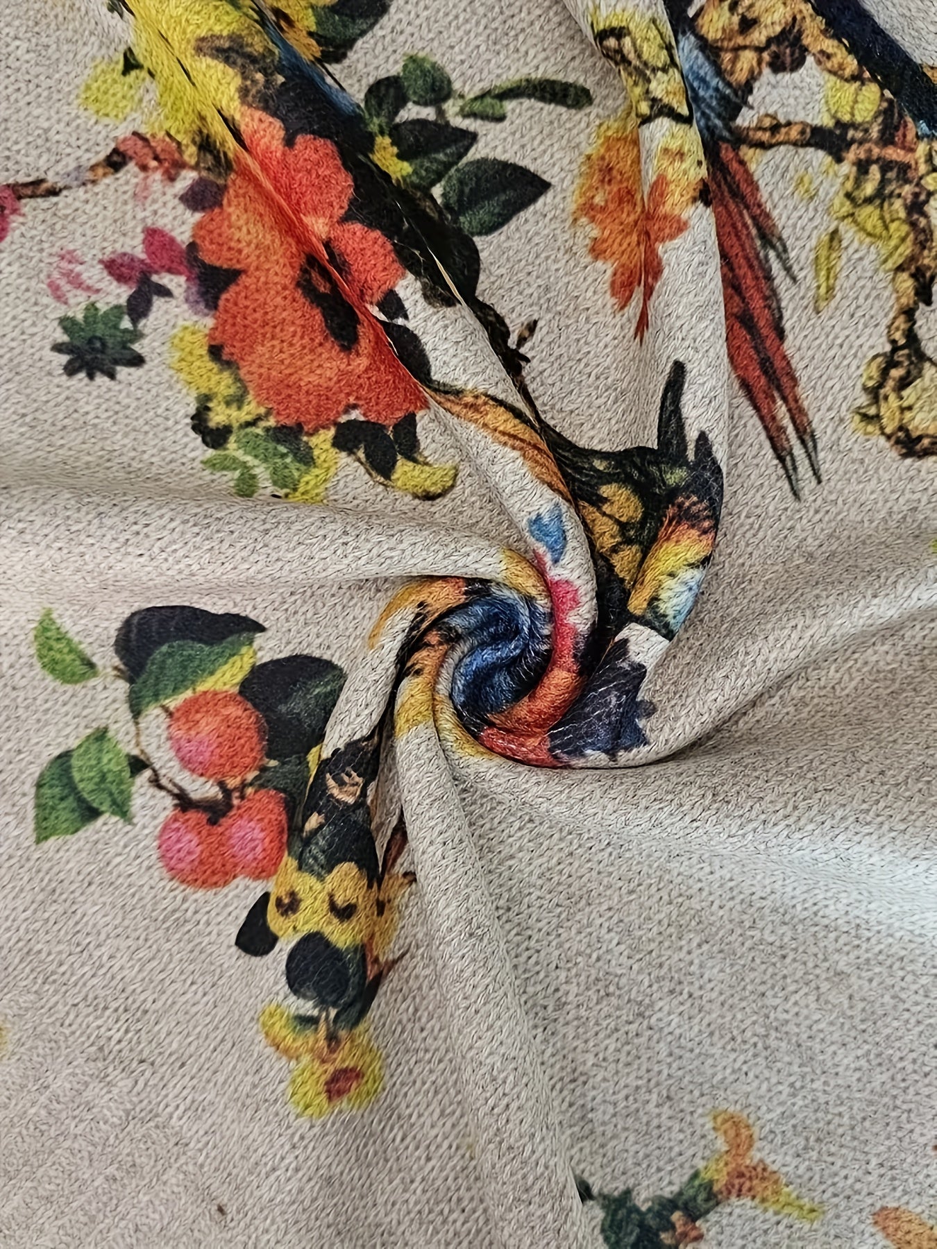 Seasonal Floral Knit Vest