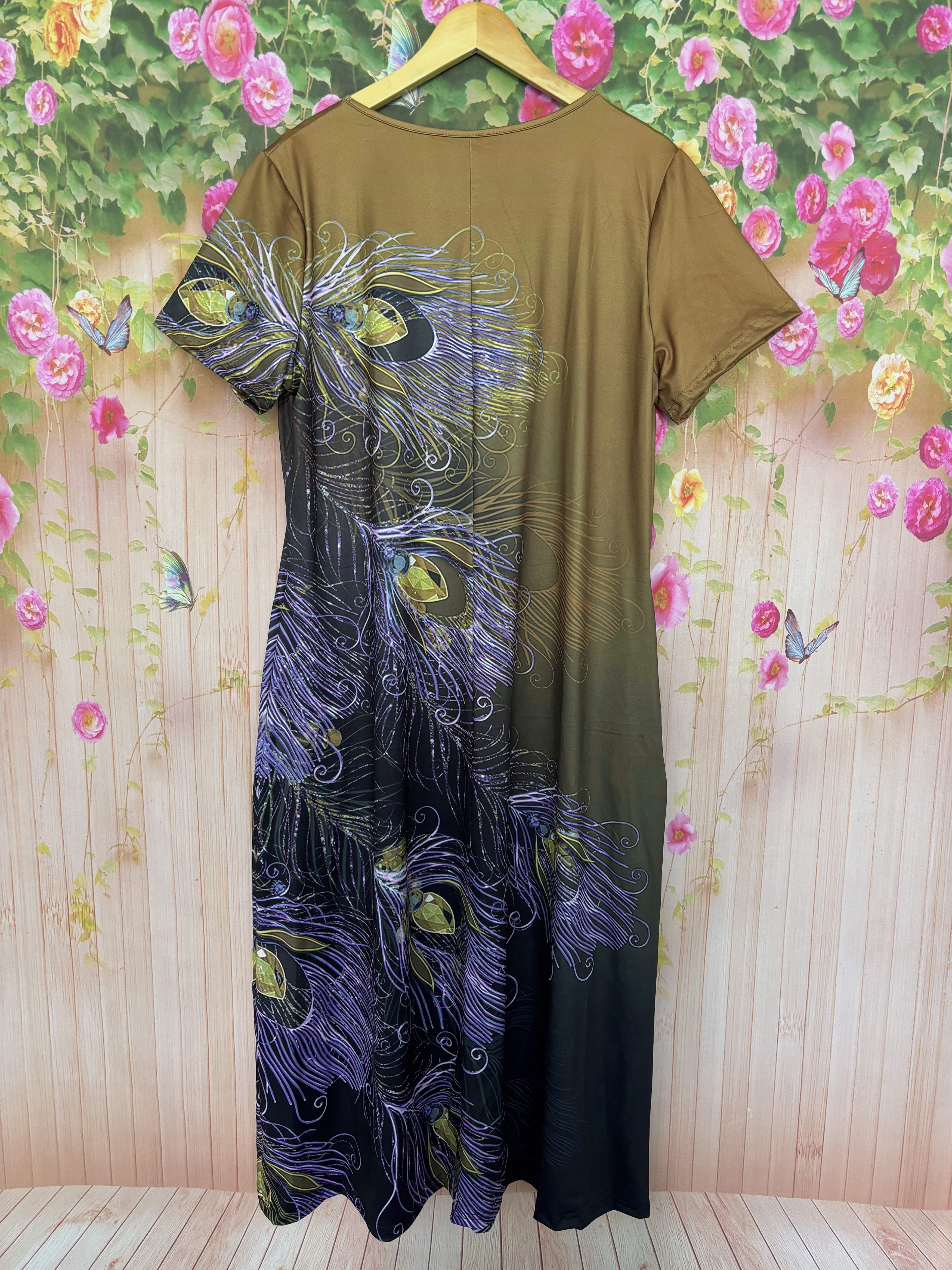 Aurora Peacock Elegance Dress