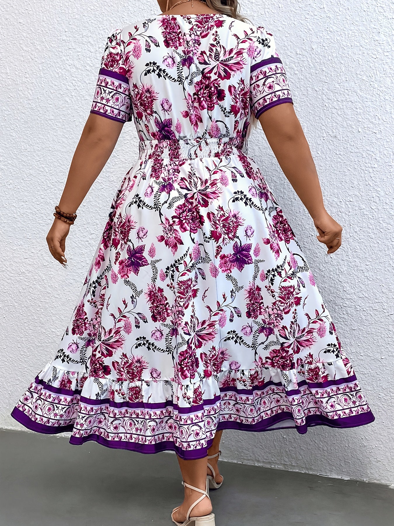 Rosalie Vintage Floral Midi Dress