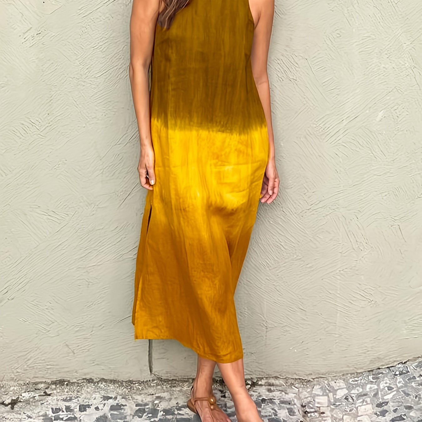 Linen Sleeveless Dress