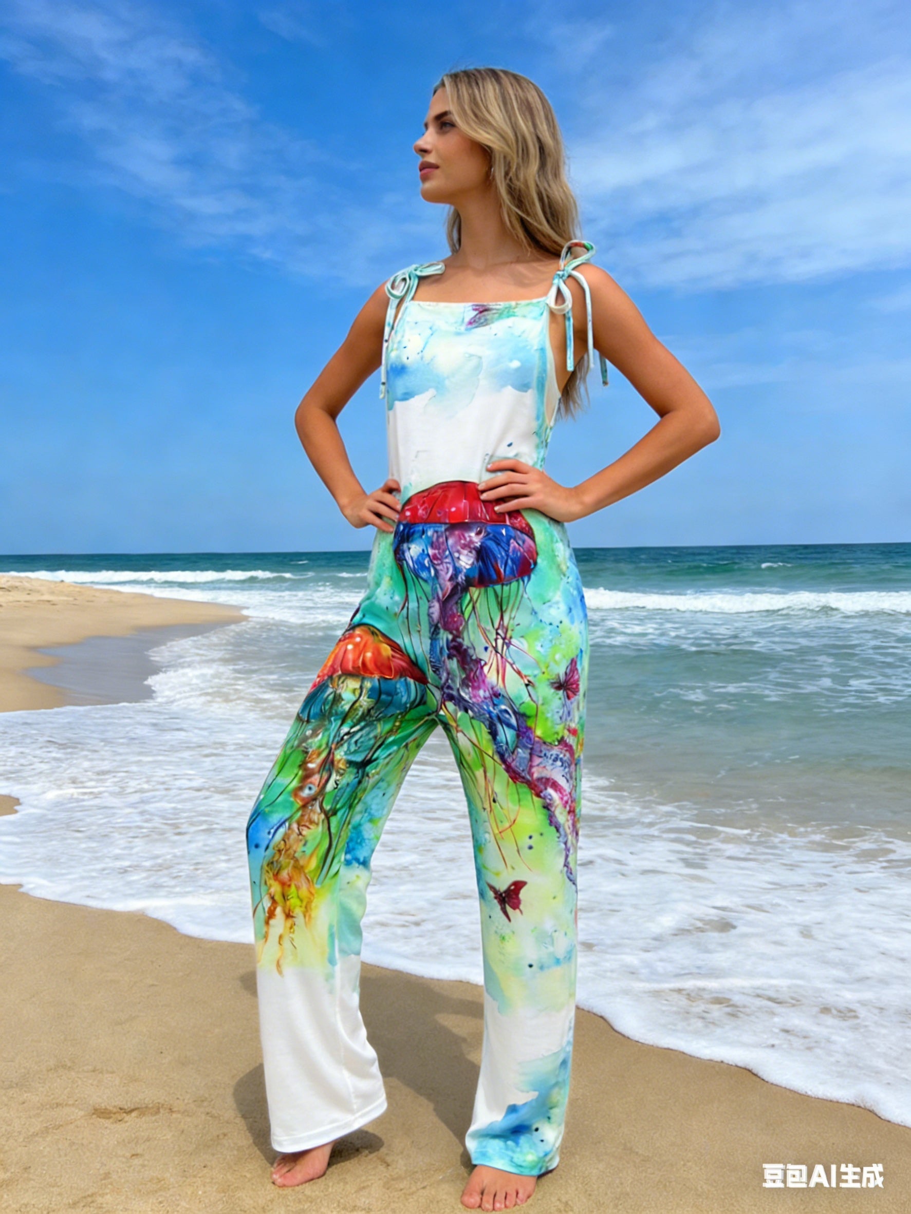 Jellyfish Ocean Breeze Jumpsuit