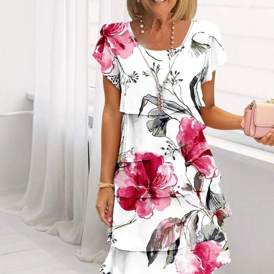Iveline | Dewdrop Floral Dress