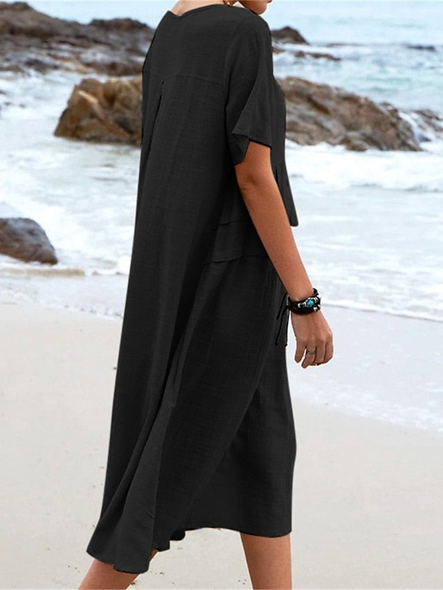 Kacey | Classic Round Neck Dress
